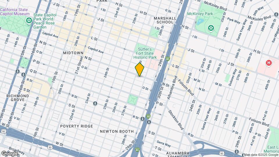 2710-2714 N St Map and Location Details