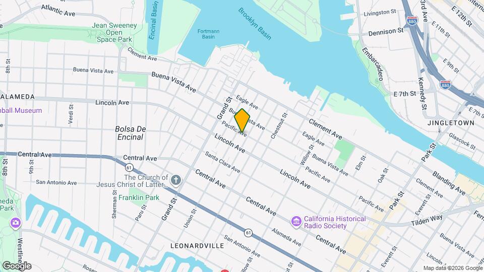 1810 Pacific Ave Map and Location Details