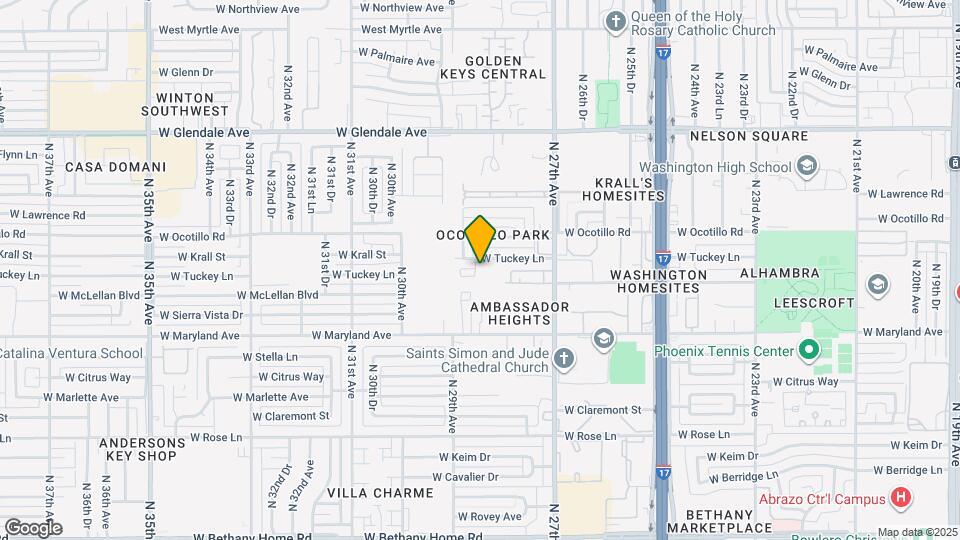 6615 N 28th Dr Mapa y Detalles de la Ubicación