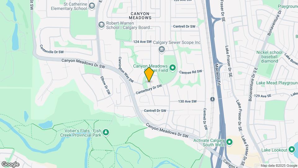 1011 Canterbury Dr SW Map and Location Details