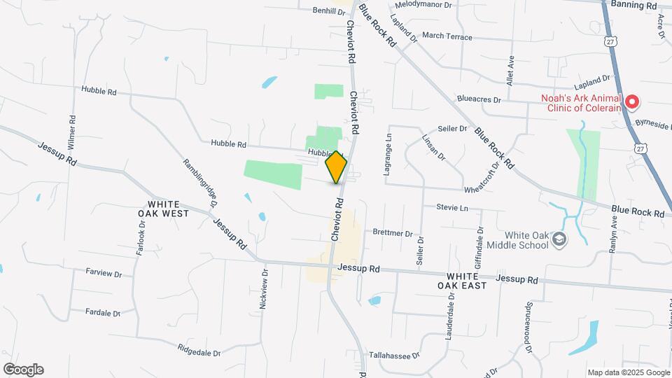 5995 Cheviot Rd Map and Location Details