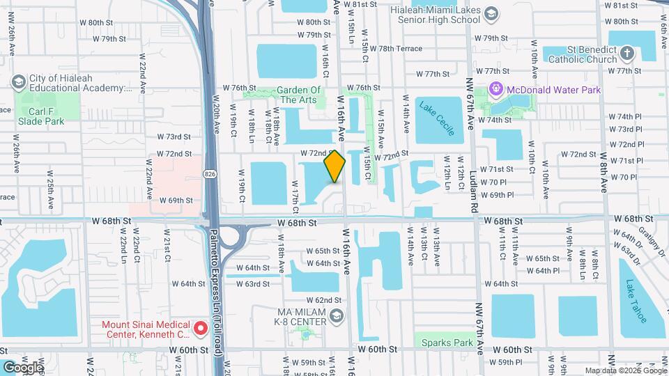 6915 W 16th Dr Mapa y Detalles de la Ubicación