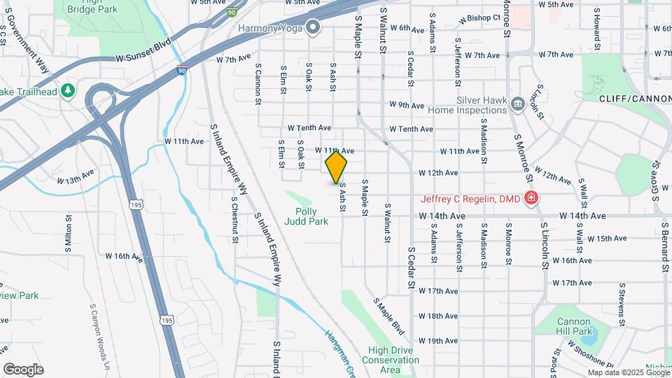 1220 S Ash St Map and Location Details