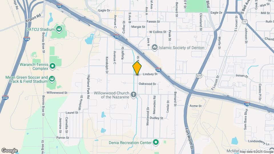 1608 McCormick St Map and Location Details