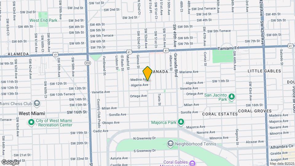 1211 Algeria Ave Map and Location Details