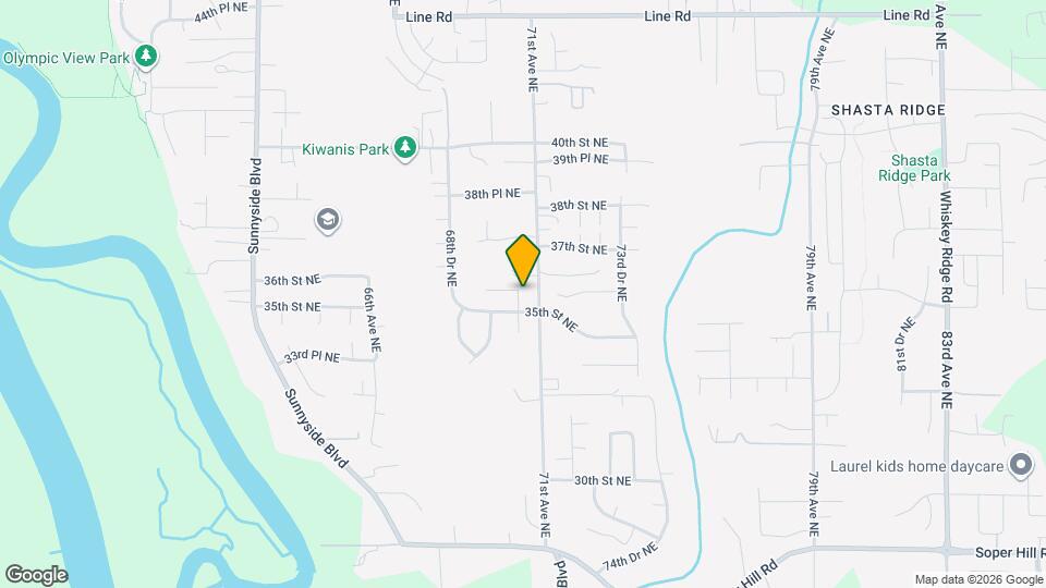 3509 70th Dr NE Map and Location Details