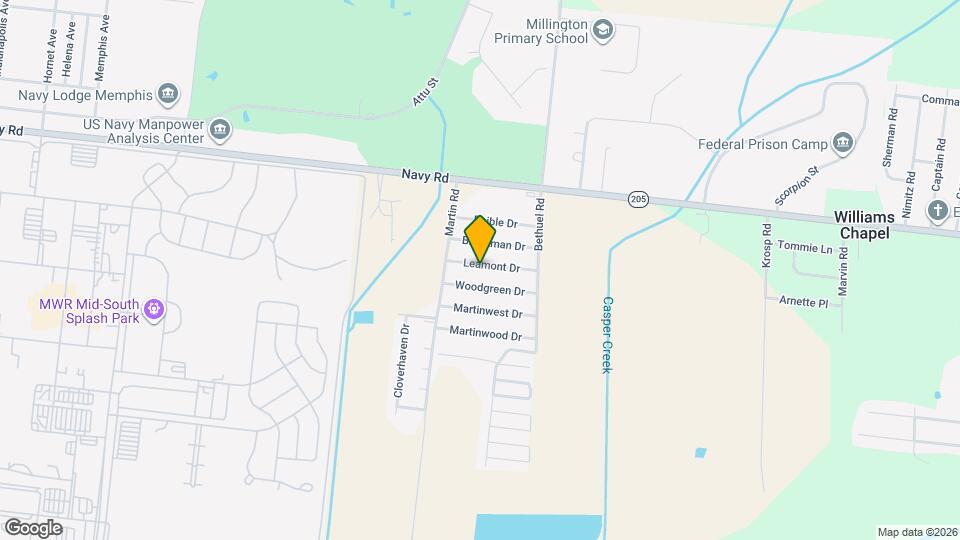 6313 Leamont Dr Map and Location Details