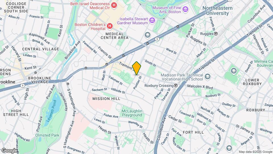 140 Saint Alphonsus St, Unit 2 Map and Location Details
