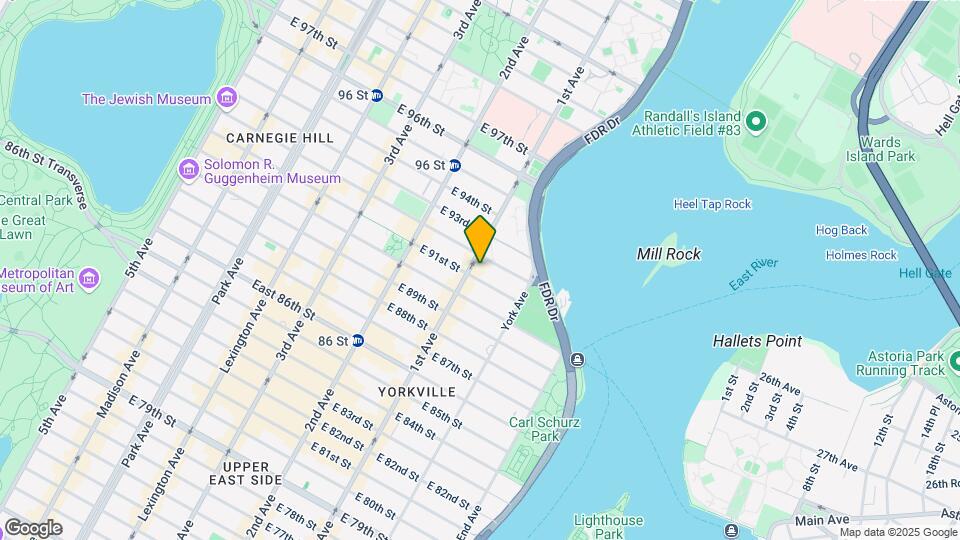 1762 First Ave Mapa y Detalles de la Ubicación