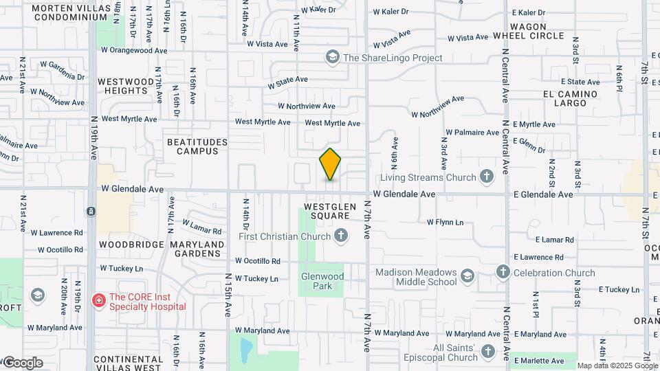 902 W Glendale Ave Map and Location Details