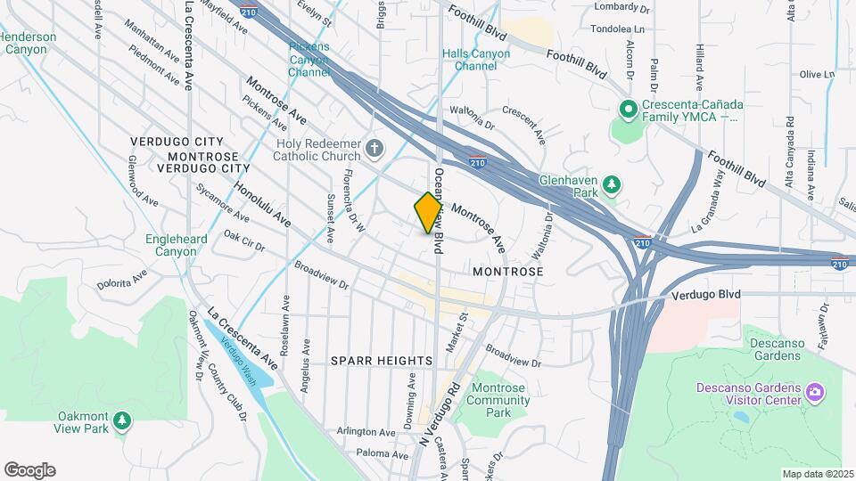 2306-2310 Mira Vista Ave Map and Location Details