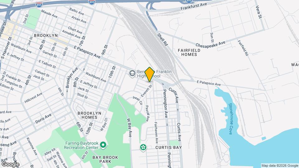1353 Cambria St Map and Location Details