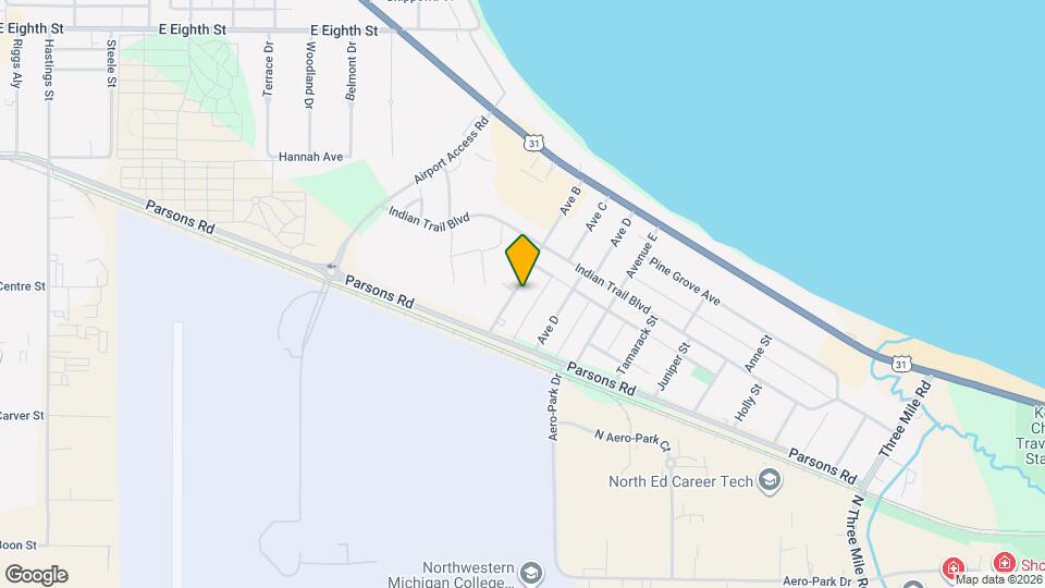 937 Avenue B Map and Location Details