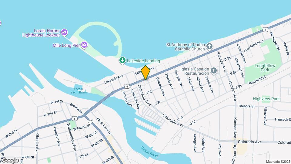 546 E Erie Ave Map and Location Details