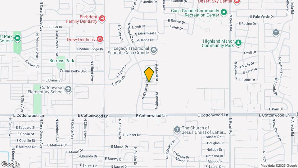 1238 E Denvil Dr Map and Location Details