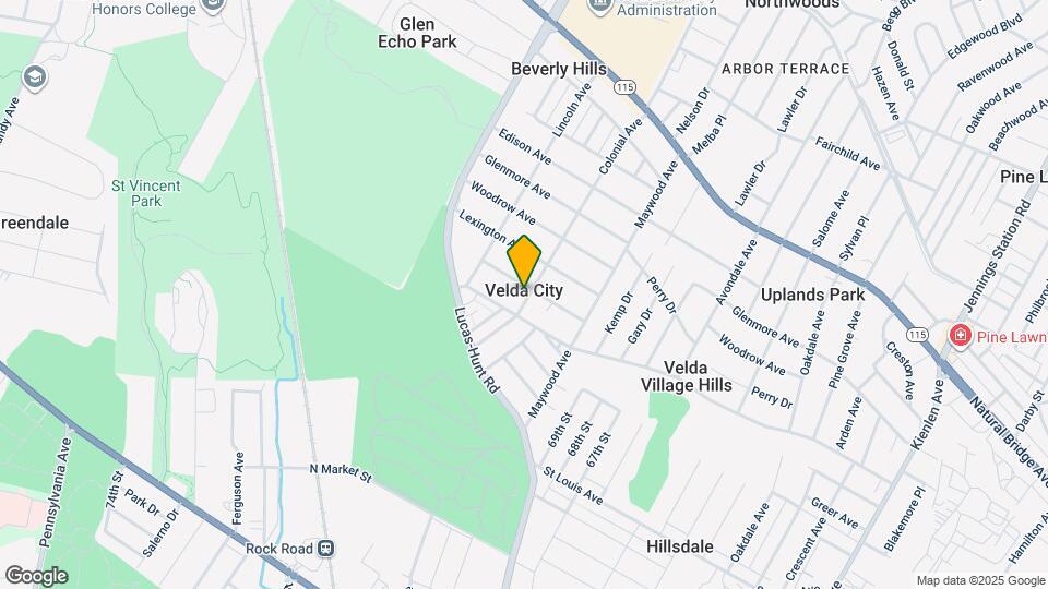7000 Claremore Ave Mapa y Detalles de la Ubicación