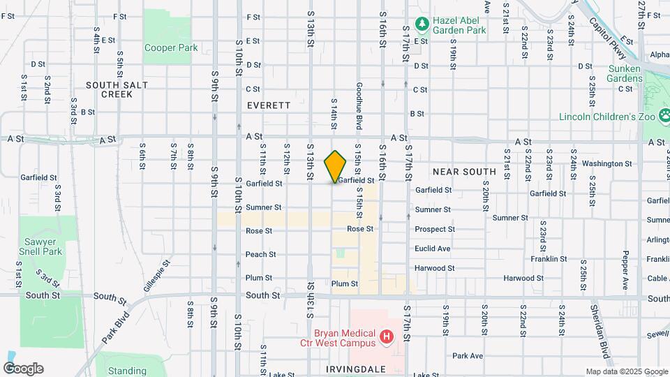 1618 S 14th St Map and Location Details