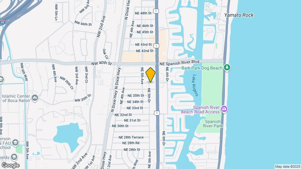 3696 NE 5th Dr Map and Location Details