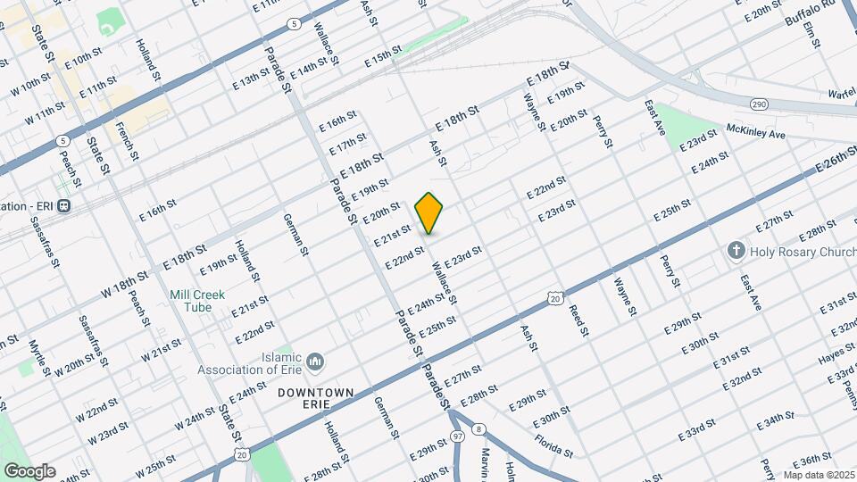 2119 Wallace St Map and Location Details