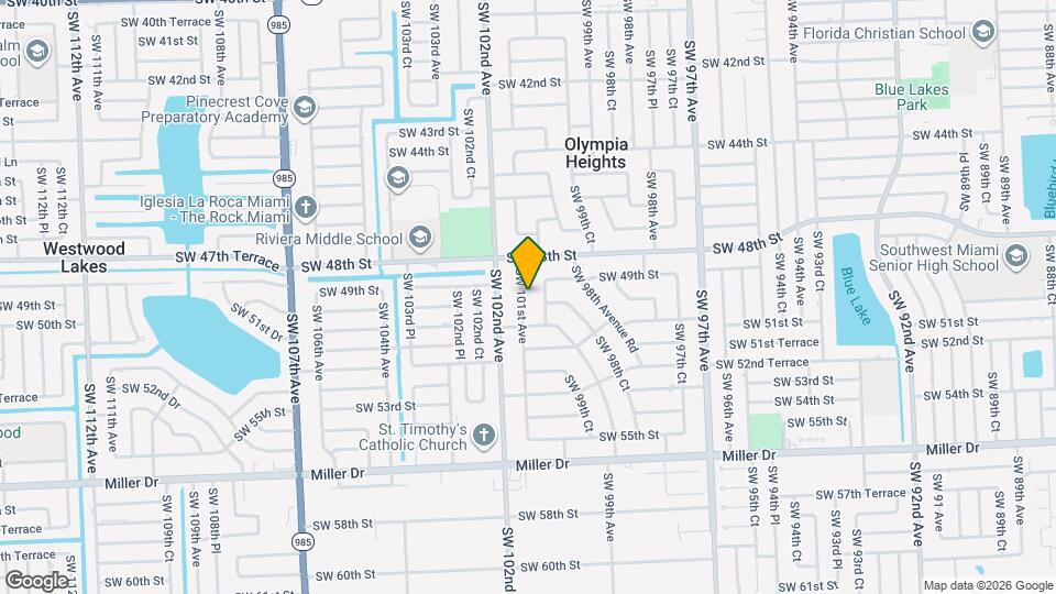 4935 SW 101st Ave, Unit 1 Map and Location Details