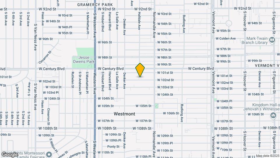1459 W 102nd St Map and Location Details