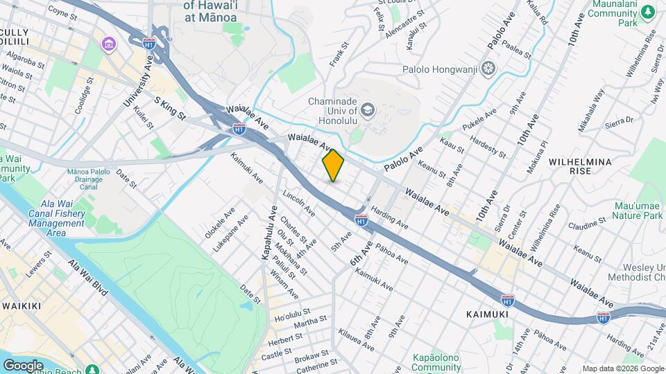 3145 Harding Ave Map and Location Details