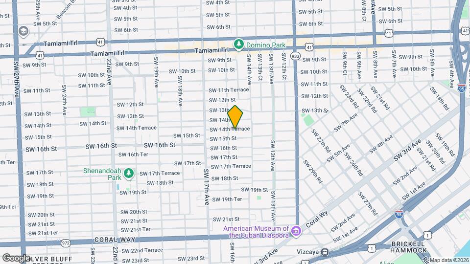 1512 SW 14th Terrace Map and Location Details