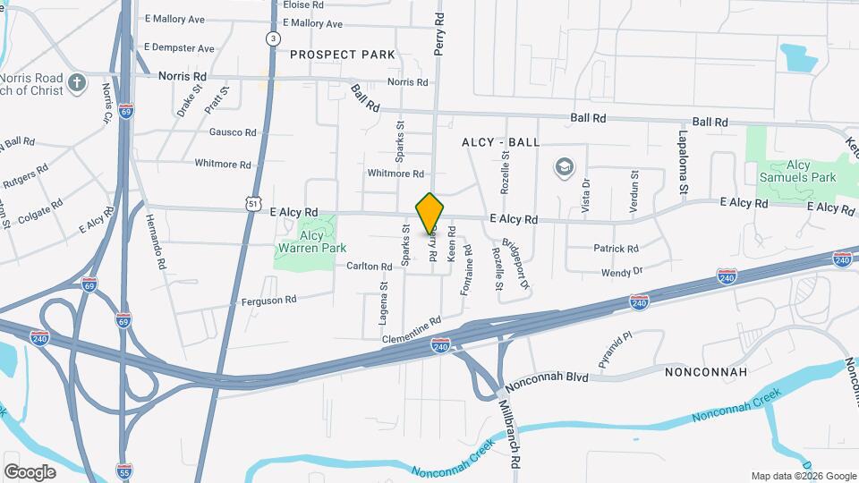 2503 Perry Rd Map and Location Details