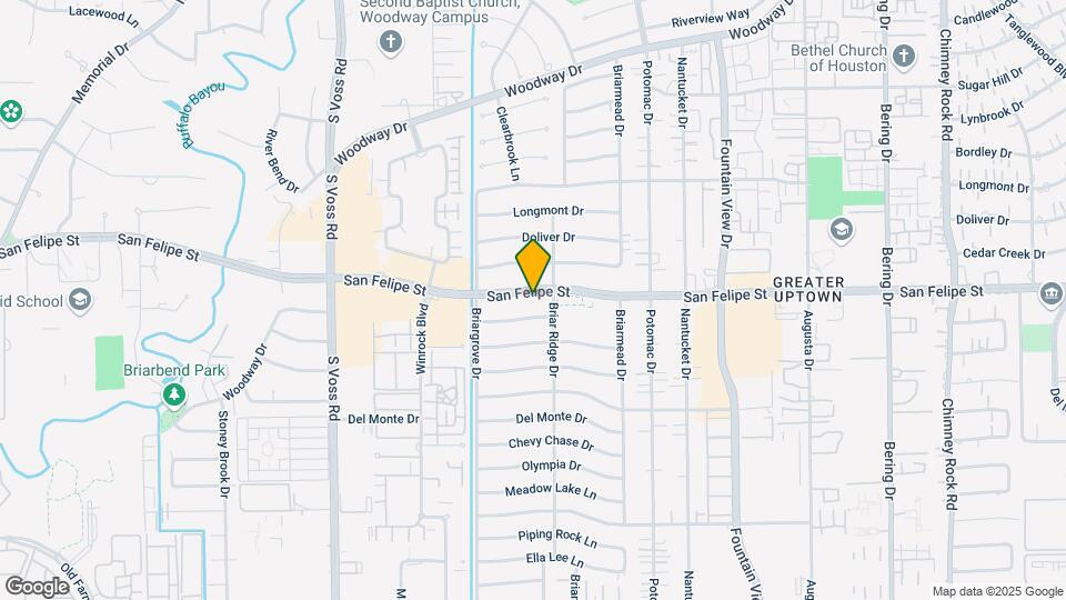 6213 San Felipe St Map and Location Details