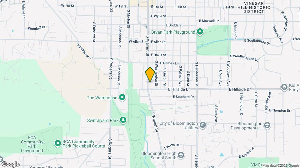 1409 S Walnut St Map and Location Details