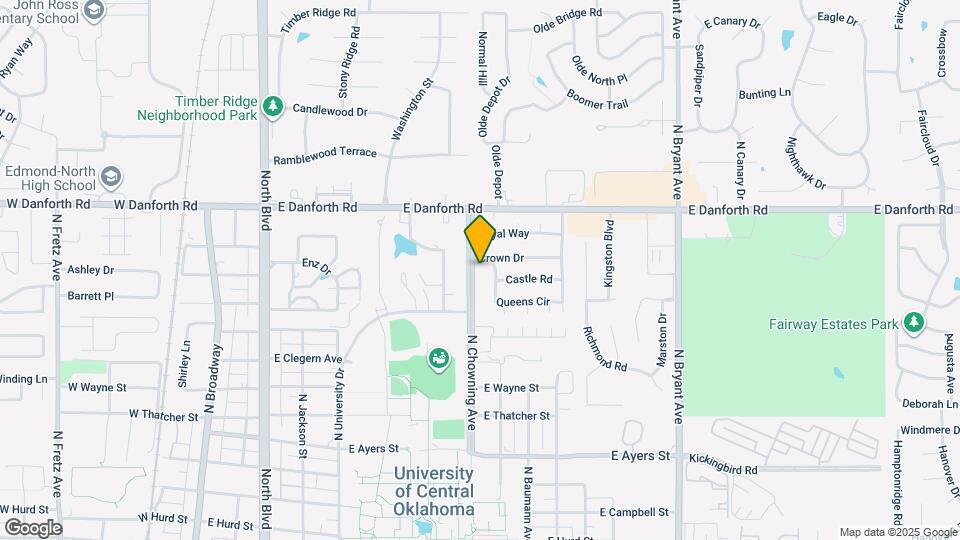 1012 N Chowning Ave Map and Location Details