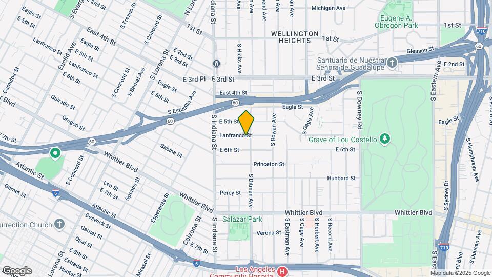537 S Ditman Ave Map and Location Details