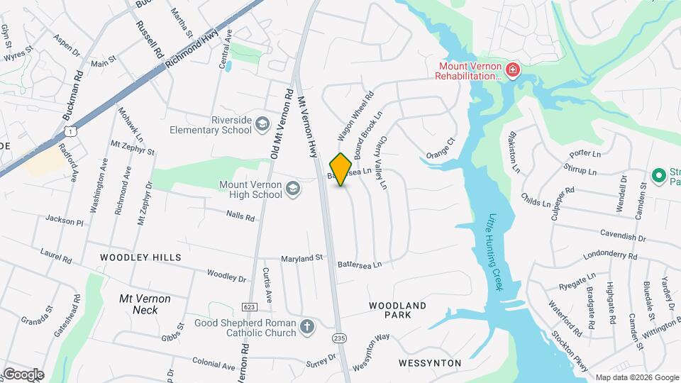 8504 Wagon Wheel Rd Map and Location Details