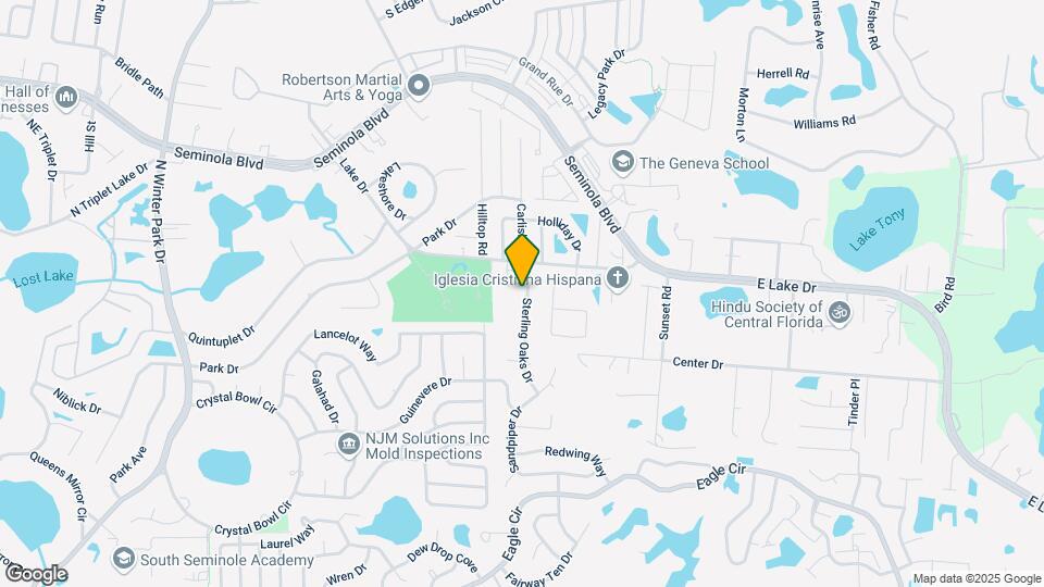 1360 Sterling Oaks Dr Map and Location Details
