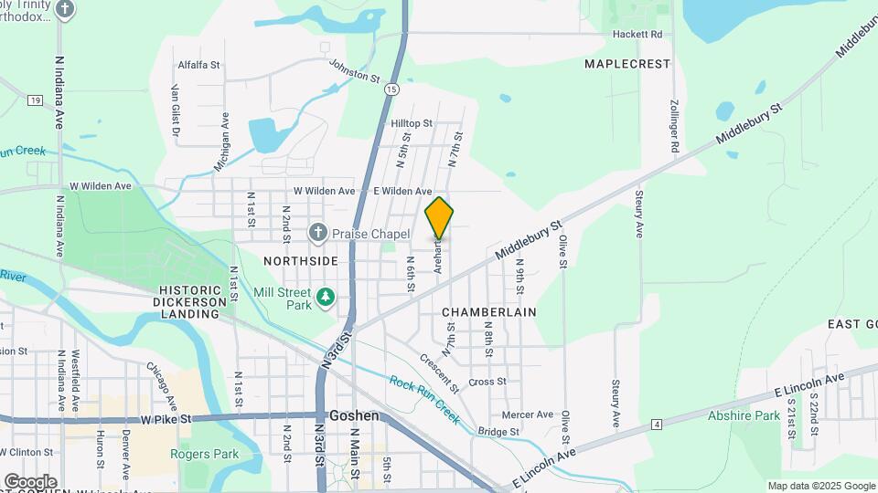 317 E Oakridge Ave Map and Location Details