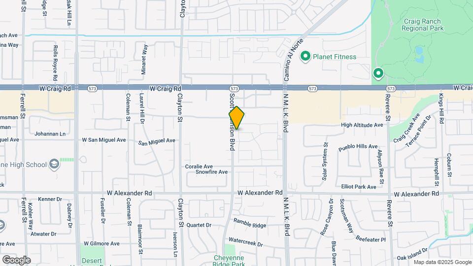 4219 Gold Desert St Map and Location Details