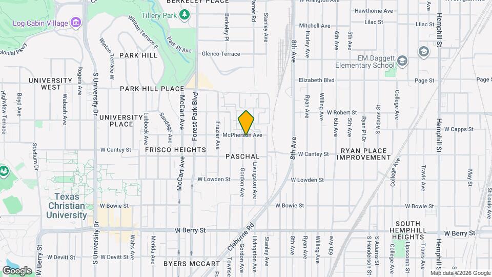 2705 Gordon Ave Map and Location Details