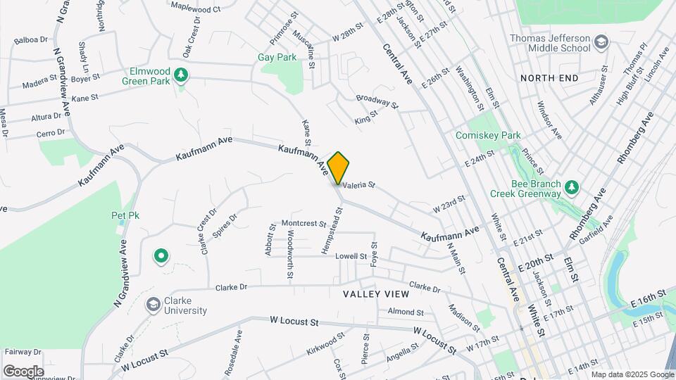 513 Kaufmann Ave Map and Location Details