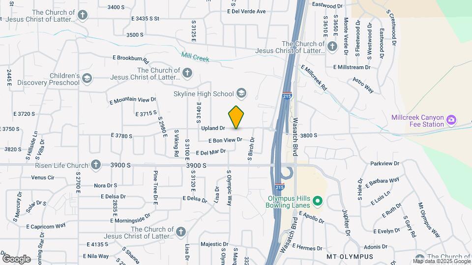 3270 Upland Dr Map and Location Details