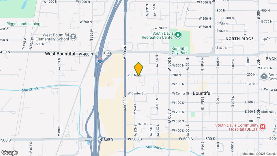 437 W 200 N Map and Location Details