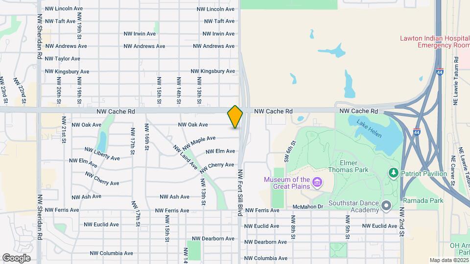 1204 NW Fort Sill Blvd Map and Location Details
