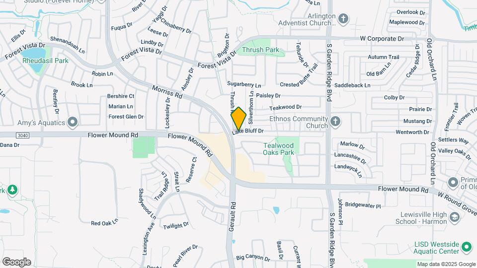 1009 Lake Bluff Dr Map and Location Details