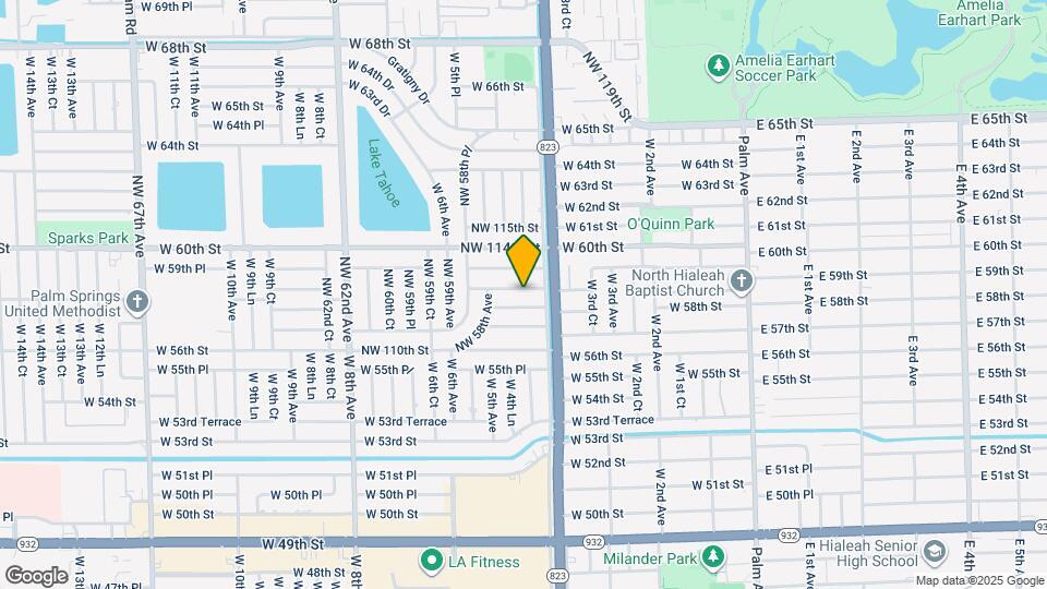 5730 NW 112th Terrace Map and Location Details