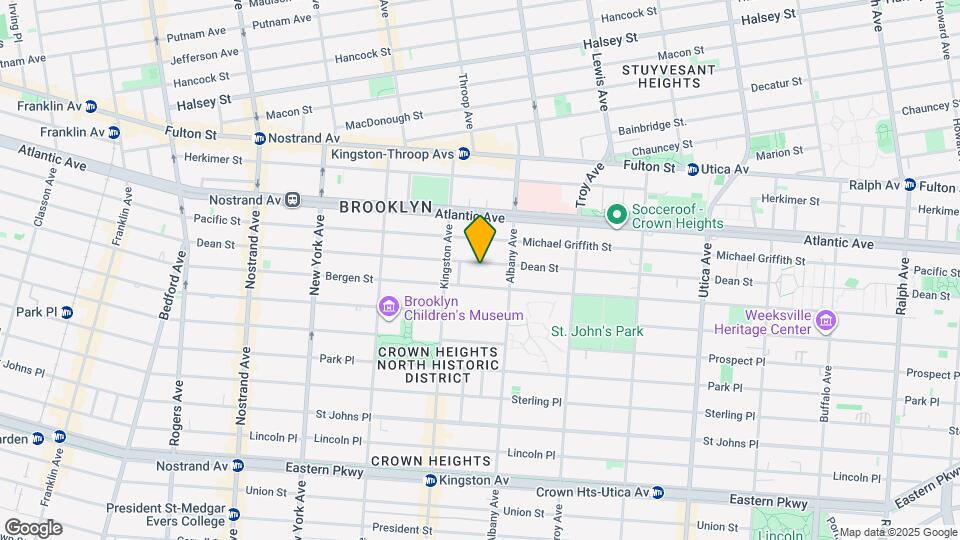 1458 Dean St Map and Location Details