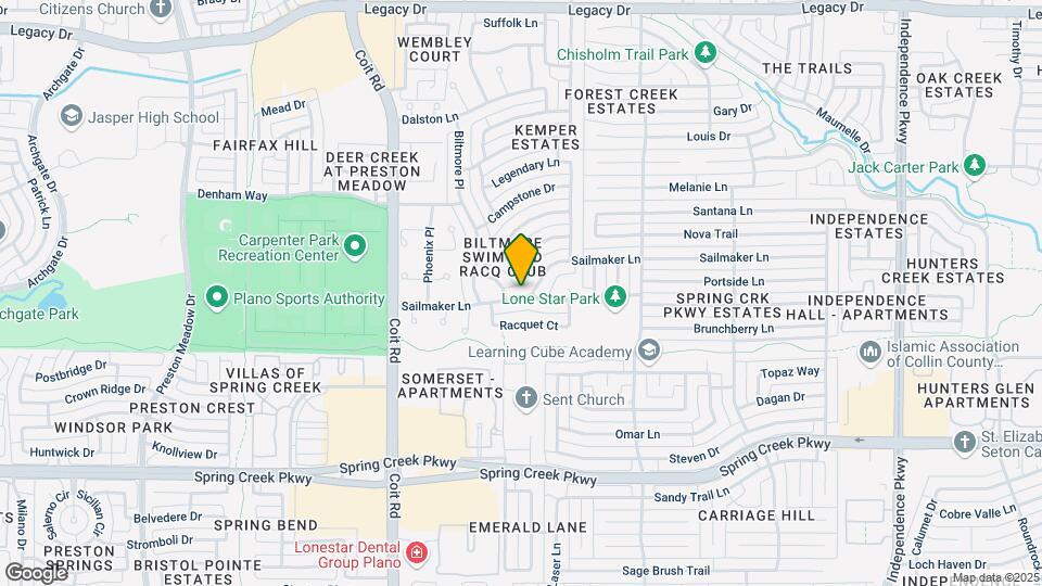 3701 Sailmaker Ln Map and Location Details