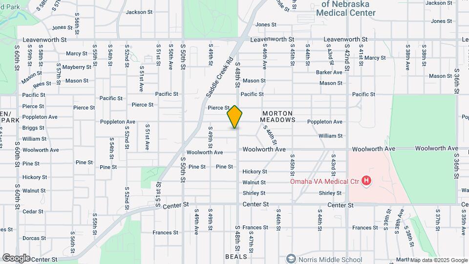 1314 S 48th St Map and Location Details
