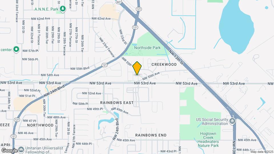 5362 NW 21st Ct Map and Location Details