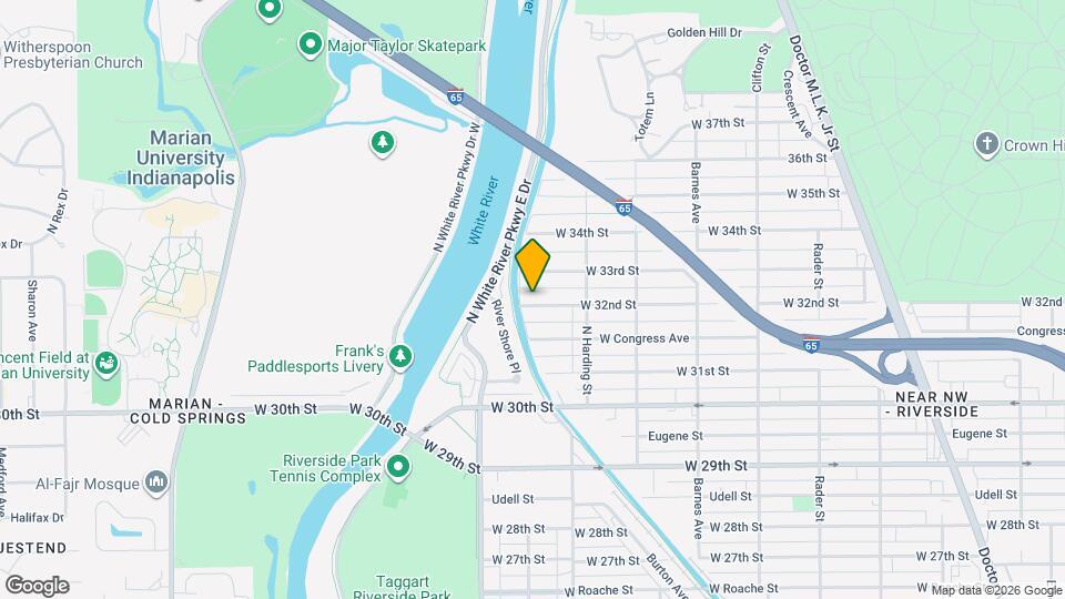 1464 W 32nd St Map and Location Details