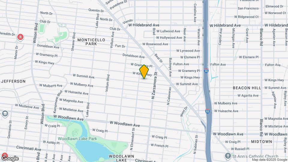 1743 W Summit Ave. Map and Location Details