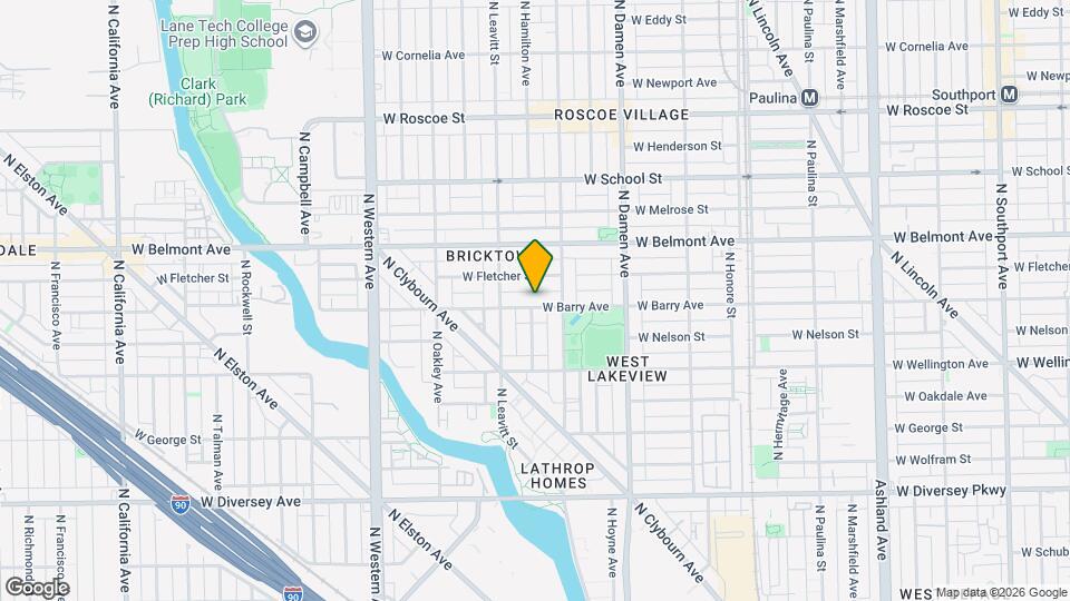 2126 W Barry Ave, Unit Barry 3 Map and Location Details